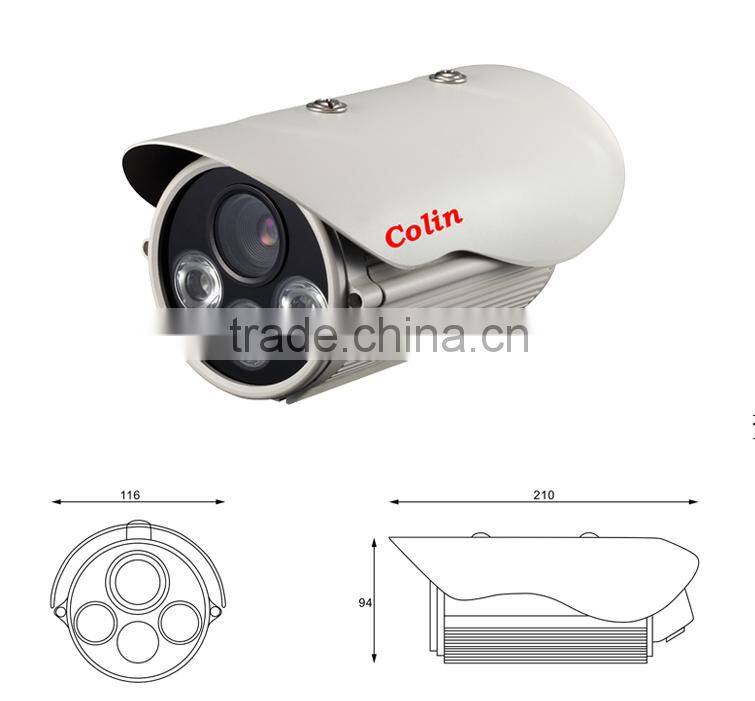 New white led lamp technology 960p hdcvi camera made in China