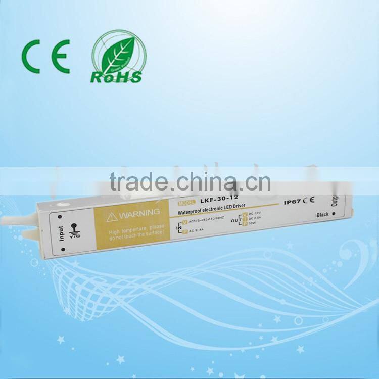 ac to dc waterproof led power supply 12v