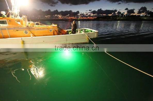 2015 top selling submersible white green LED fishing lamp