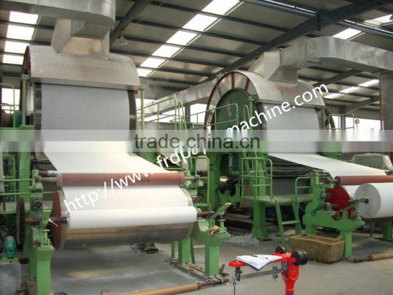 Henan Qinyang Friends 1575mm toilet tissue paper machine for sale