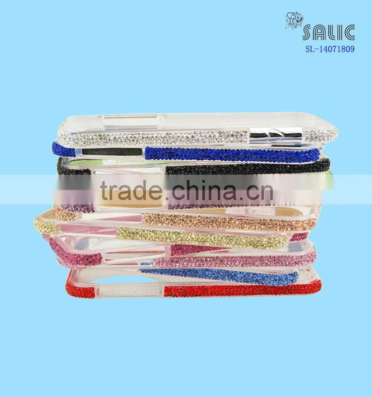 Shining Bling Diamond TPU bumper for iPhone 4 iPhone 5 Frame Case Cover