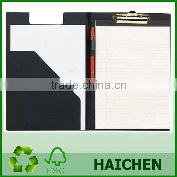 Pad Holder with Brass Plated Clipboard folder