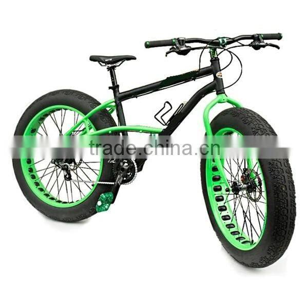 Black color steel frame fat tire bikes