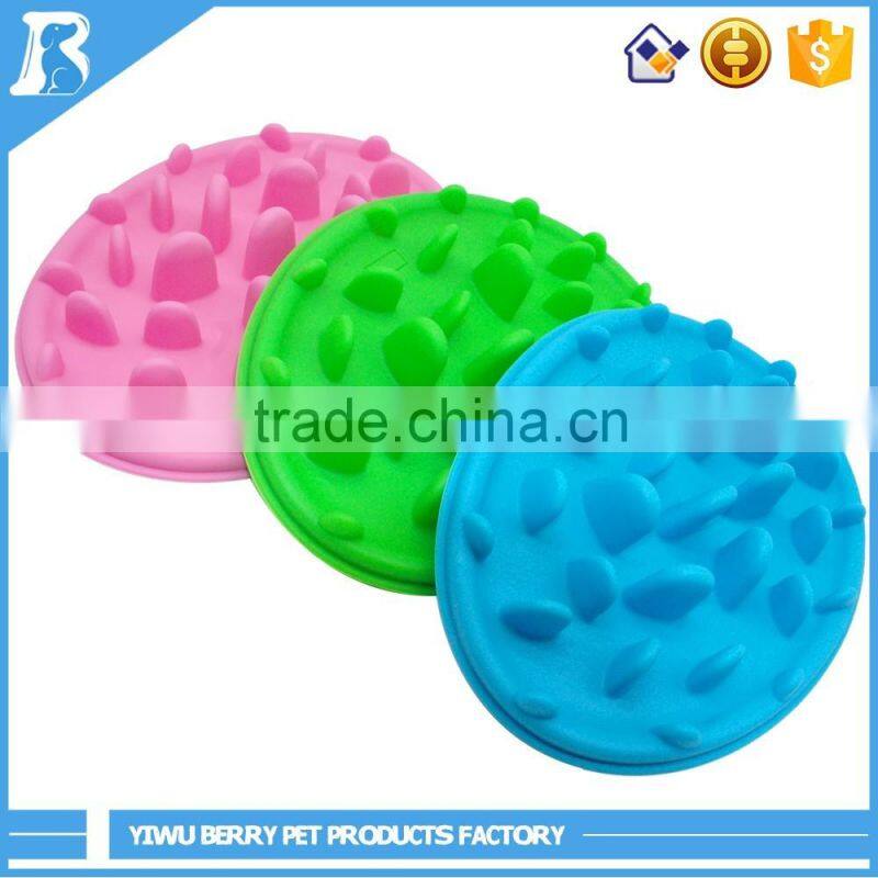 Gold Supplier China No Slip Slow Eating pet feed bowl