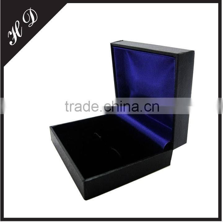 Cheap Black Paper Cufflink Box
