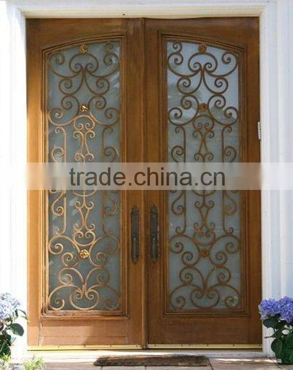 modern wrought iron security screen door