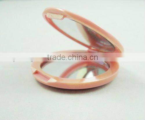 Round makeup mirror/plastic compact mirror/vanity mirror/magnifying makeup mirror