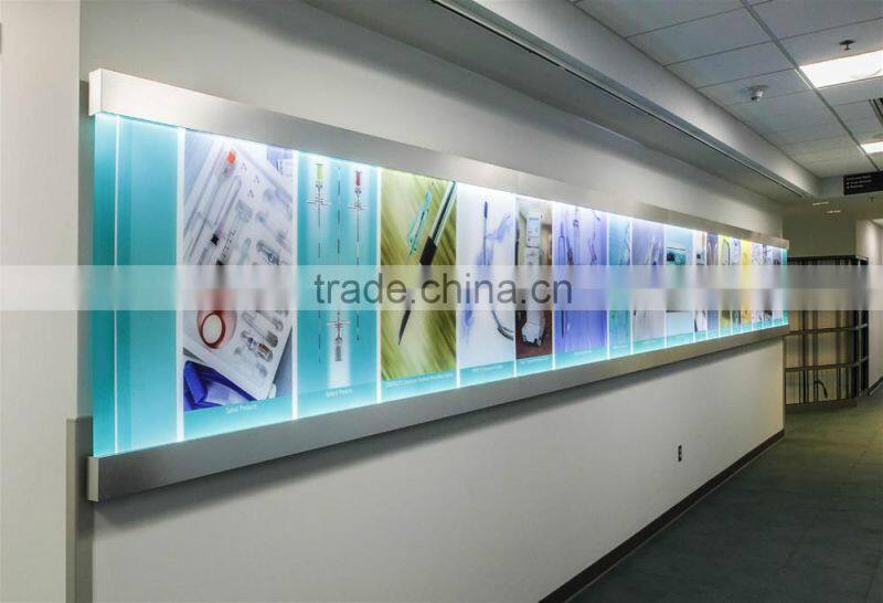 Led panel 600x600 customized low power consumption CE UL RoHS Single or double sides adverting