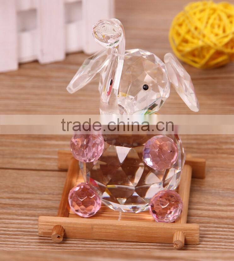 animal elephant small crystal figurines for gift