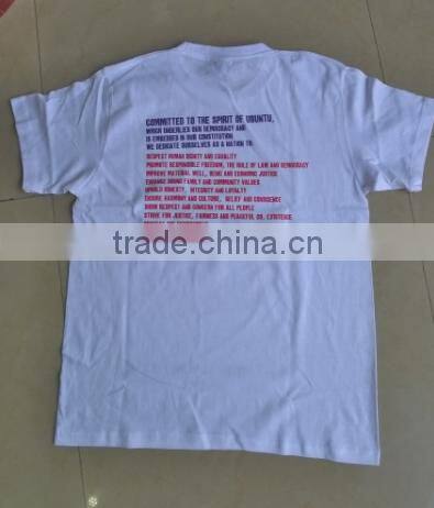 wholesale advertising t shirt 100% cotton t-shirt for men