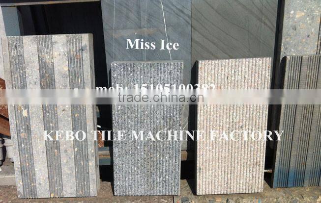 KBJX stripe concrete block machine for stripe tiles