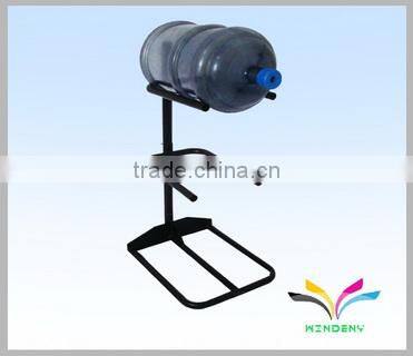 Heavy duty foldable floor wire 5 gallon water bottle rack for storage