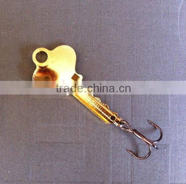 Gold Key style copper Spinner&spoon