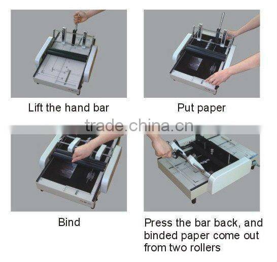 Professional manufacturer Note Book Binding Machine ZY1 manual stapler machine