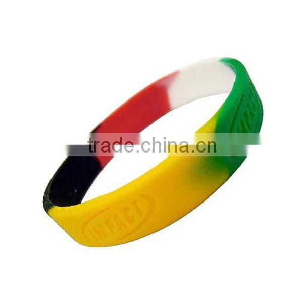 Personalized printed silicone bracelet for promotional gift
