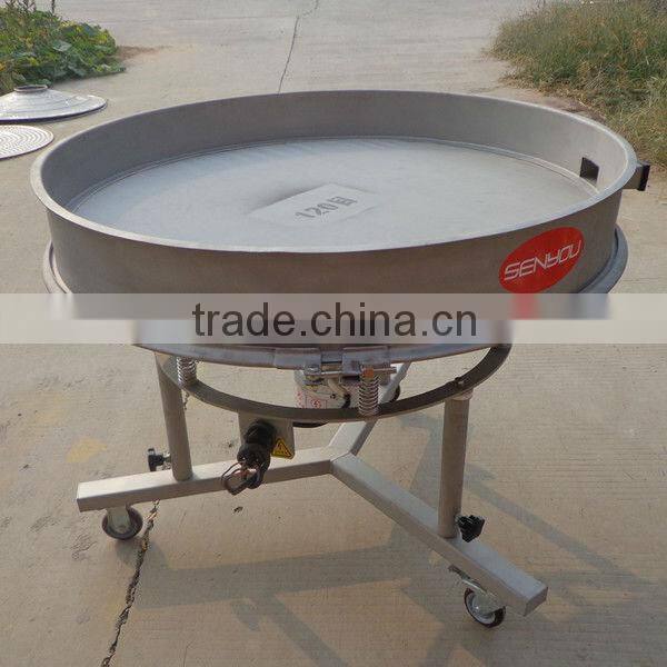 Standard sus304 stainless steel vibrating screen machine