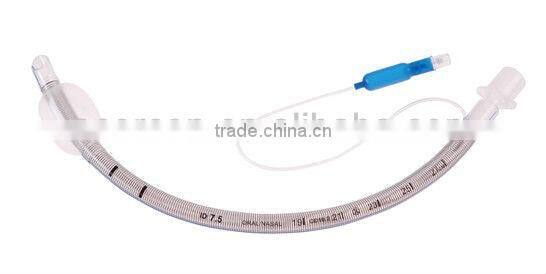 Clear soft reinforced endotracheal tube