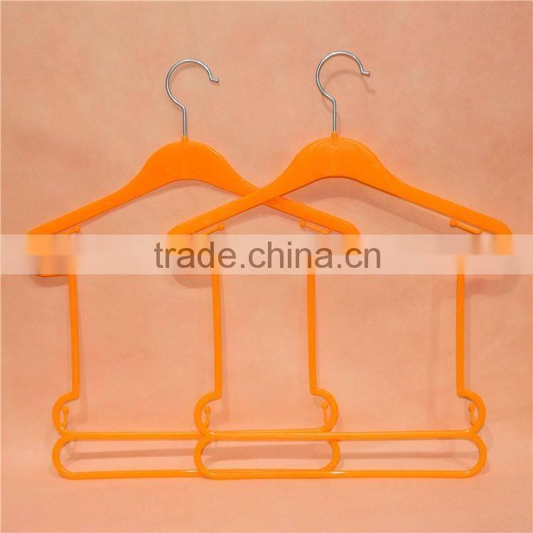 Plastic children clothes hanger for baby clothes
