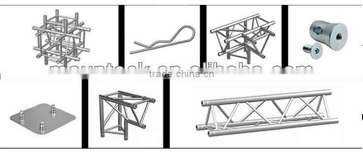 heavy steel structural truss buildings arch lighting truss shows connector for aluminum truss