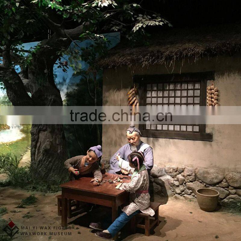 Family Happiness Chinese folk culture art silicone sculpture