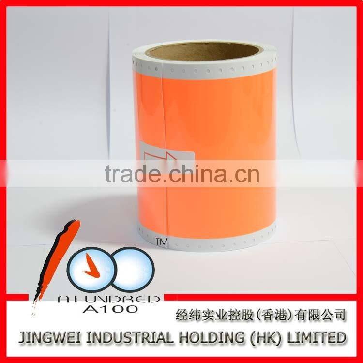 Orange PVC label 100% compatible for MAX Bepop printer PM-100A CPM-100HC SL-S118N