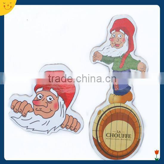 Wodden fridge magnet christmas fridge magnet sticker
