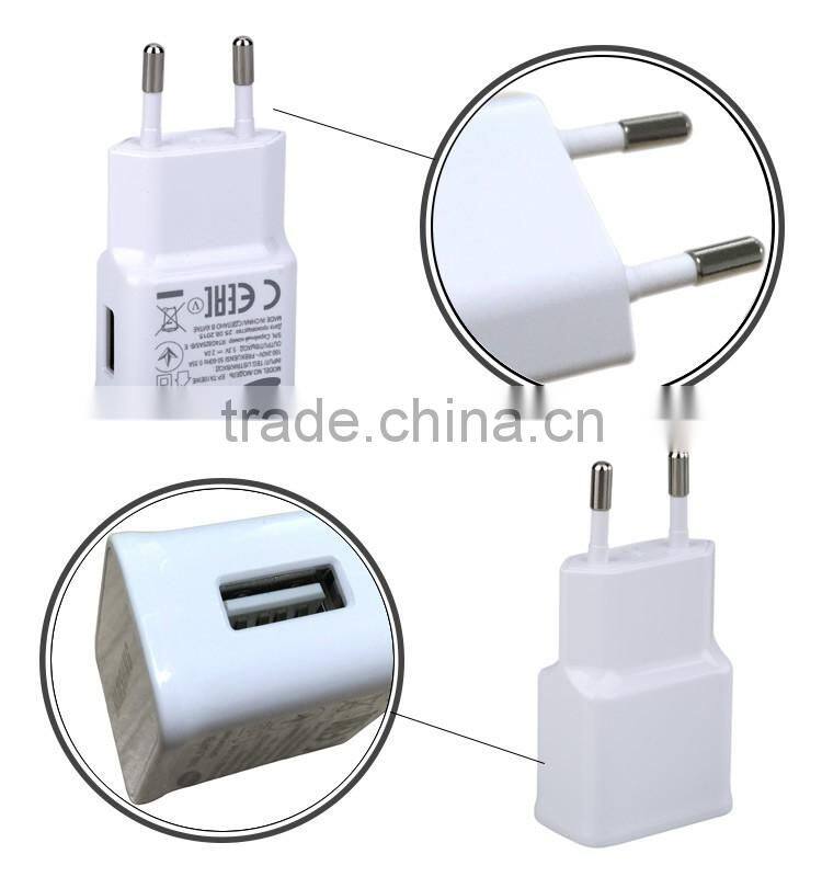 2016 new arrival popular EU plug EP-TA10EWE wall charger with usb port for samsung