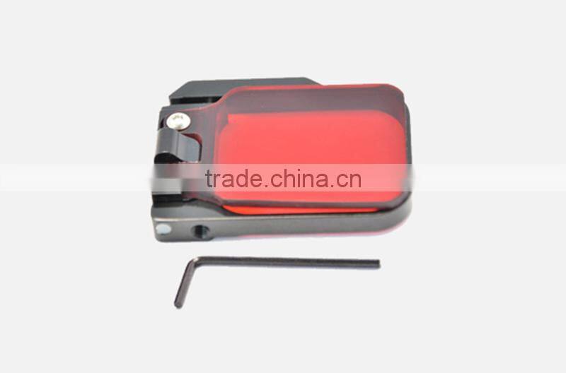 Telesin New Arrival Under Sea Diving Alloy Red Filter for Go Pro Hero3+ and Hero4