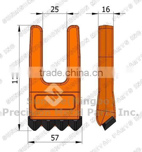 RB56 Utility ridge breaker replacement dirt teeth tungsten carbide cutting tooth