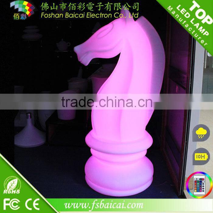 giant outdoor plastic led chess set