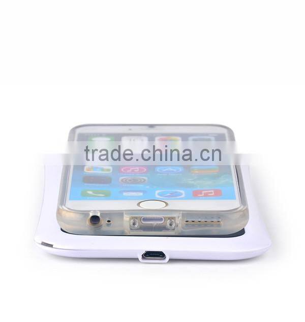 New Qi Wireless Charger Receiver TPU Soft Silicone Wireless Charging Case Cover For iPhone Power Charging Transmitter