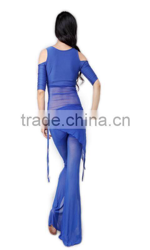 SWEGAL 8 colors wholesale belly dancing costumes practice dance dresses top and pants SGBDT13031