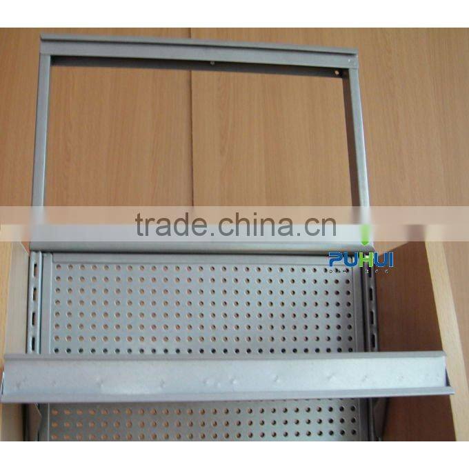 metal wood display fixture