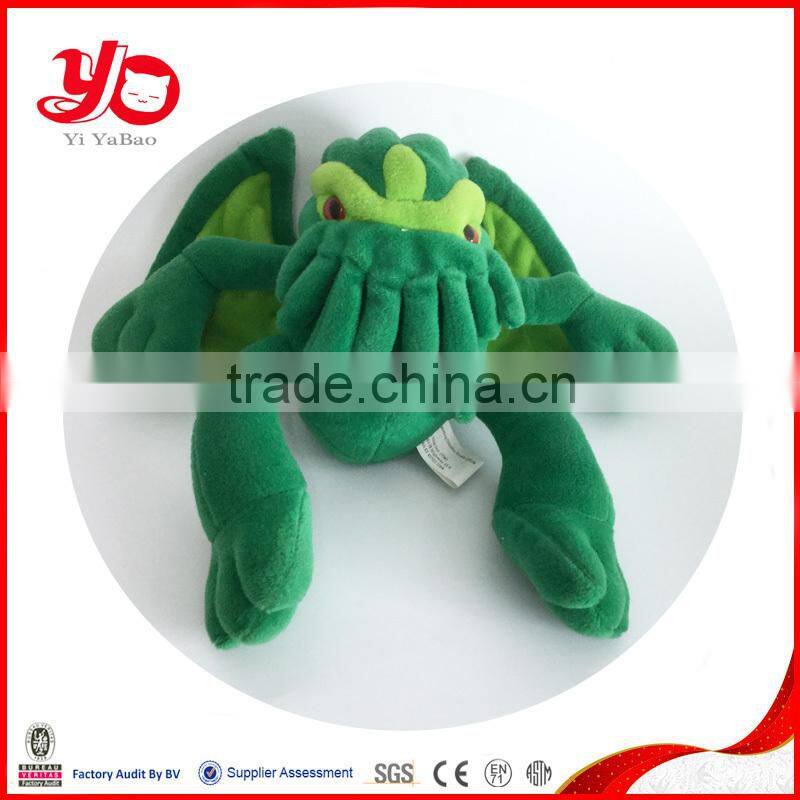 Yangzhou supply stuffed dinosaur toy , green dinosaur plush toy