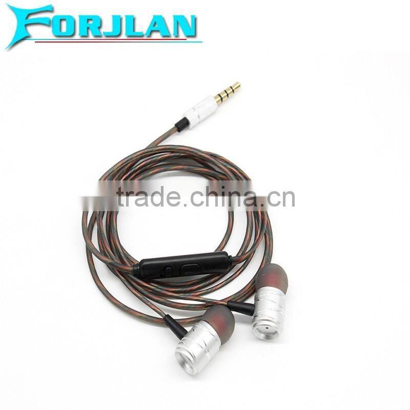 hot selling handfree earphone wired earbuds stereo 3.5mm