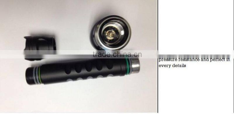 High performance CREE XM-L2 U2 Scuba underwater 1*18650 battery photography car diving video recorder