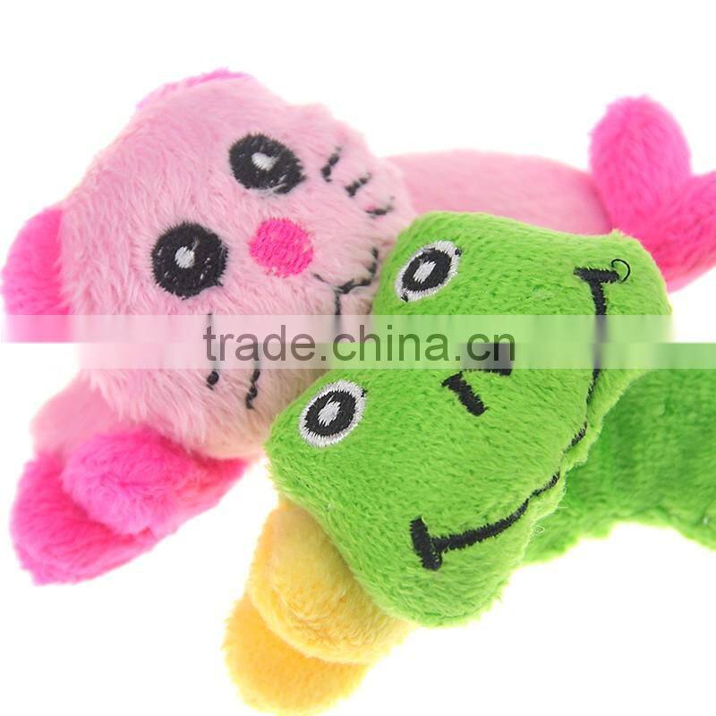 Short Plush Dog and Cat Toys Chew Squeaker Frog Toy Small Cat Plush Toys Small Dogs/Cat Scratch Toys C1008/C1009