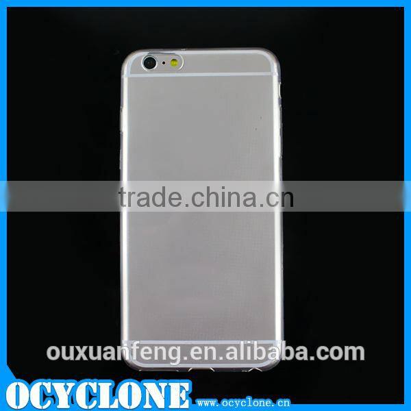 China wholesale high lucency phone case with TPU for iphone 6 plus