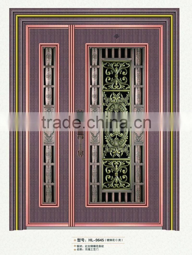 High Quanlity Cheap Turkey style stainless security steel seamless door