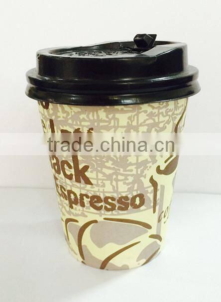 logo printed disposable coffee paper cups. cheap paper cup for hot coffee