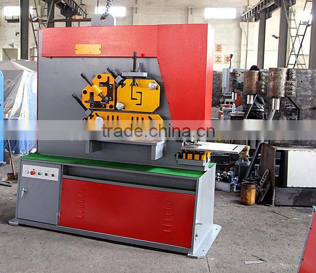 QC12Y series hydraulic muliti-functional channel steel shearing machine