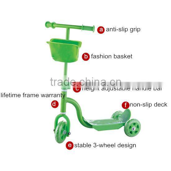3 wheels children scooter