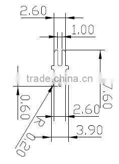 2.6mm white Self-Lubricating rubber wire seal