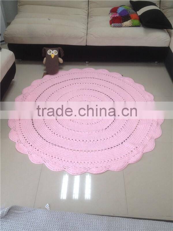 Factory crochet knitting rugs for babies Crochet floor hand rugs