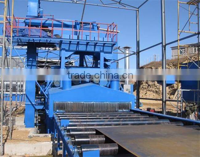 2016 hot sale Steel plate blasting machines/shot blasting machine