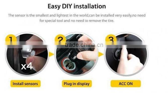 Hot Selling Solar Charging Tire Pressure Monitoring System Solar Power TPMS