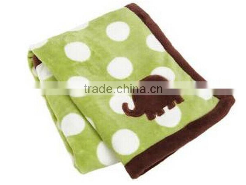 2015 winter hot sale 100% polyester baby blankets