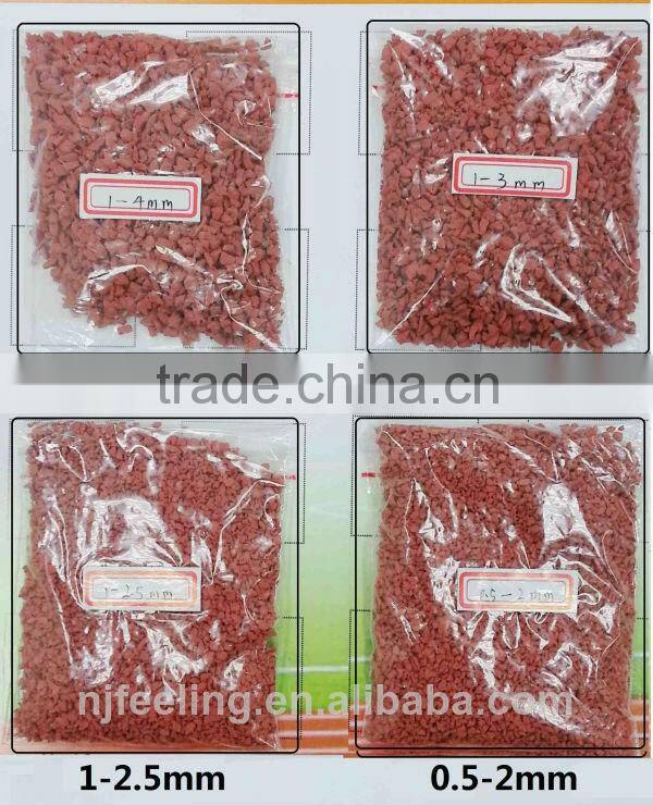 EPDM rubber granules/polyurethane binder rubber granules for athletic tracks-G-Y-151221-1