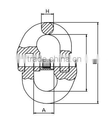 G100 Chain Connecting Link,Hammer Lock