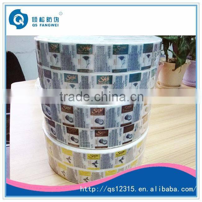 Clear sticker labels, clear sticker printing, clear sticky labels